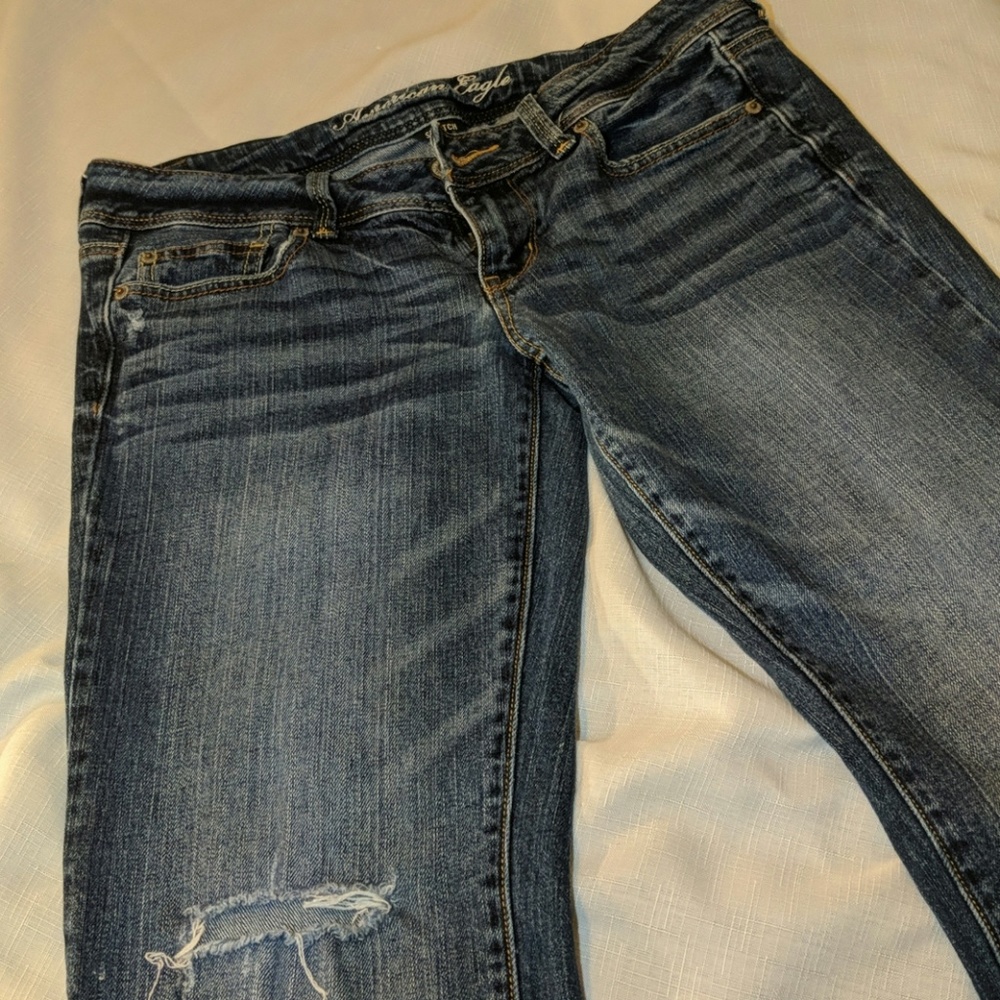 American Eagle Stretch Slim Boot Sz 10